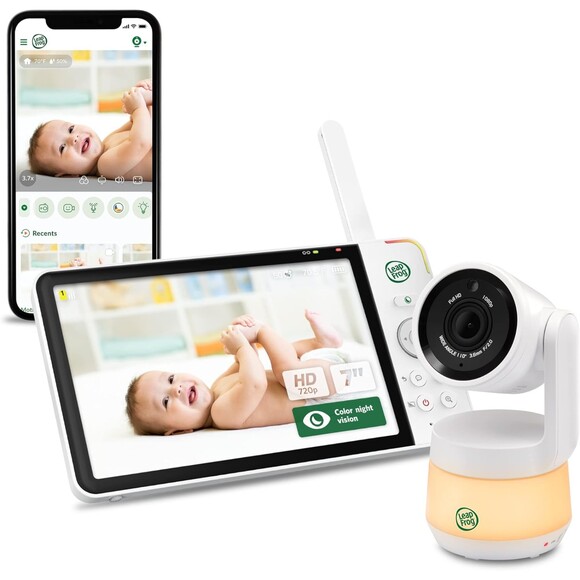 LeapFrog LF930HD Baby Monitor, 7” 720p HD Display,Video W Camera & Audio (1111) - Picture 1 of 12